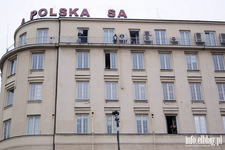 Elblski KOD na manifestacji "Wolne media" w Warszawie, fot. 22