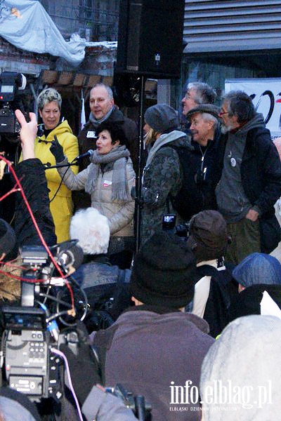 Elblski KOD na manifestacji "Wolne media" w Warszawie, fot. 56