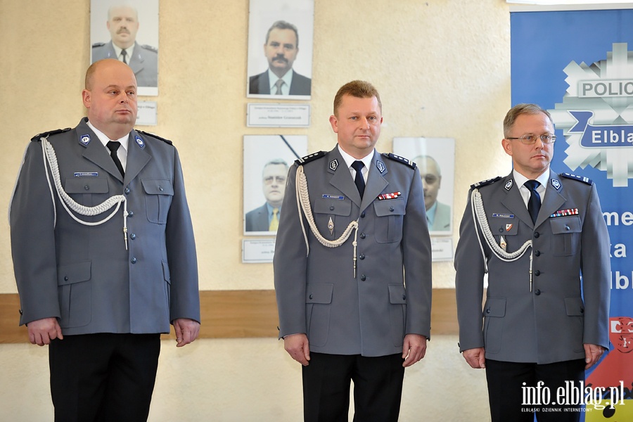 Inspektor Krzysztof Konert nowym komendantem Policji w Elblgu, fot. 10
