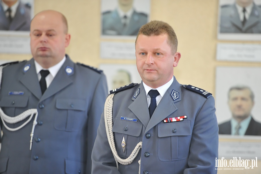 Inspektor Krzysztof Konert nowym komendantem Policji w Elblgu, fot. 28