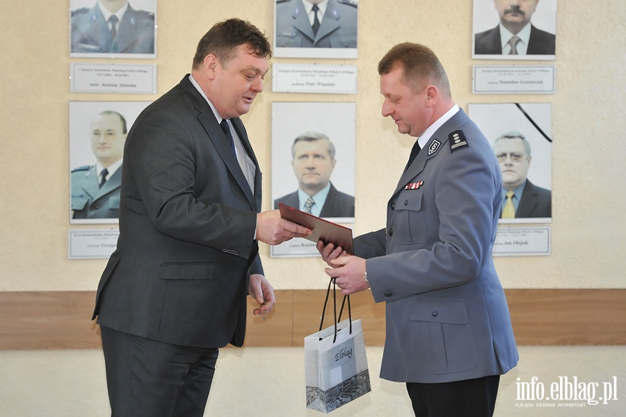 Inspektor Krzysztof Konert nowym komendantem Policji w Elblgu, fot. 31