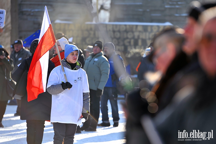 Manifestacja KOD w Elblgu, fot. 2