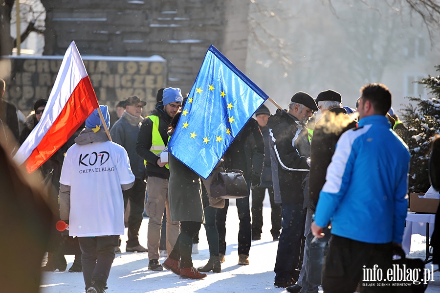 Manifestacja KOD w Elblgu, fot. 3