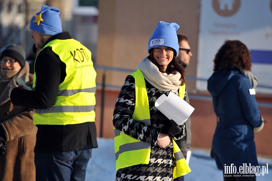 Manifestacja KOD w Elblgu, fot. 5