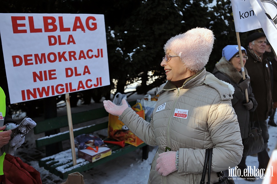 Manifestacja KOD w Elblgu, fot. 14