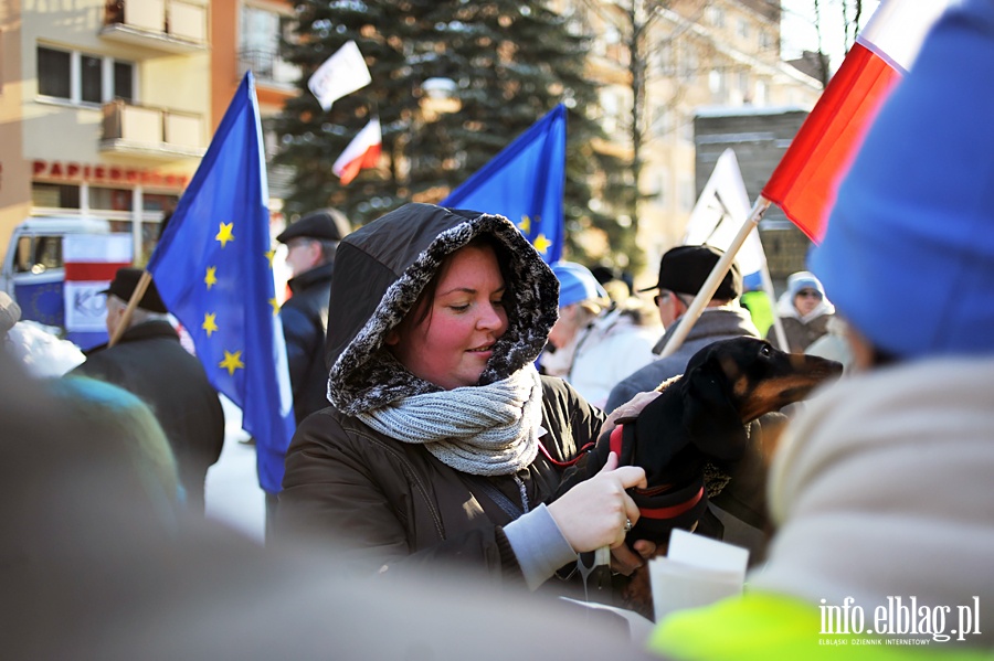 Manifestacja KOD w Elblgu, fot. 15