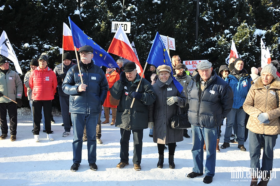 Manifestacja KOD w Elblgu, fot. 17