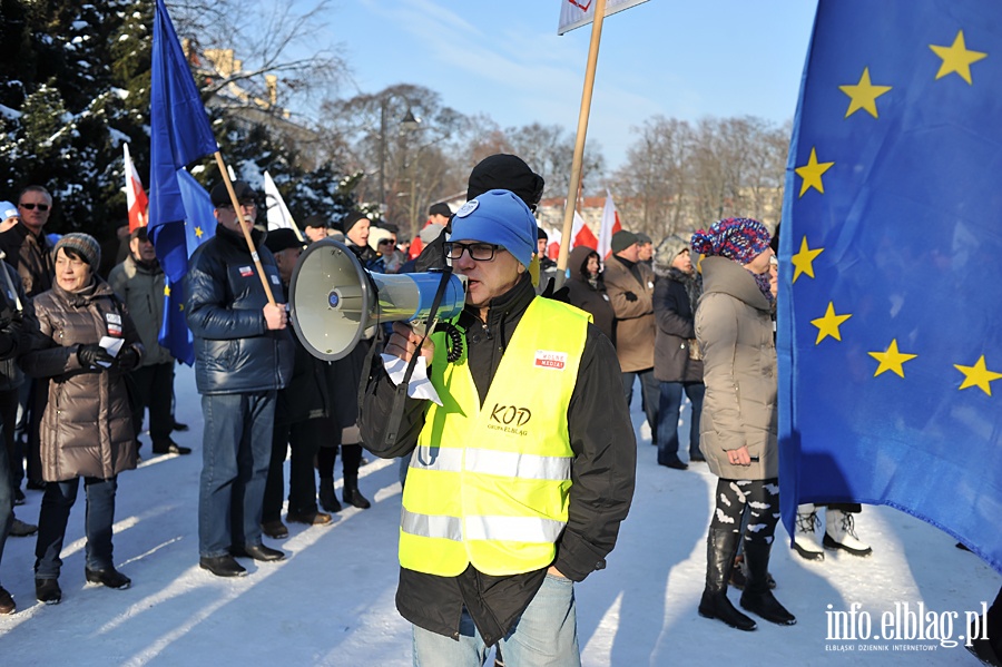 Manifestacja KOD w Elblgu, fot. 20