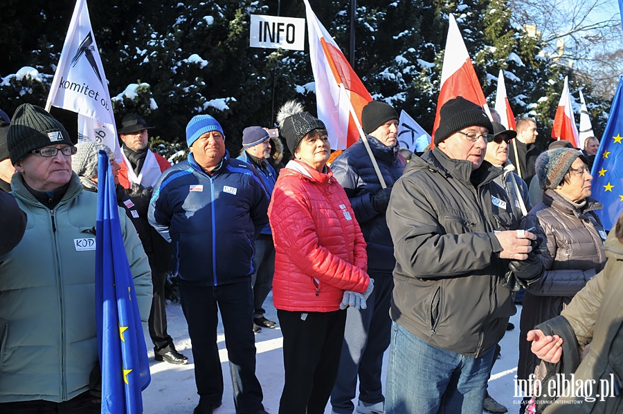 Manifestacja KOD w Elblgu, fot. 21