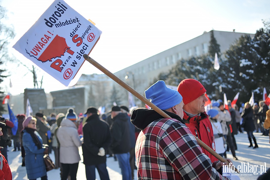 Manifestacja KOD w Elblgu, fot. 32