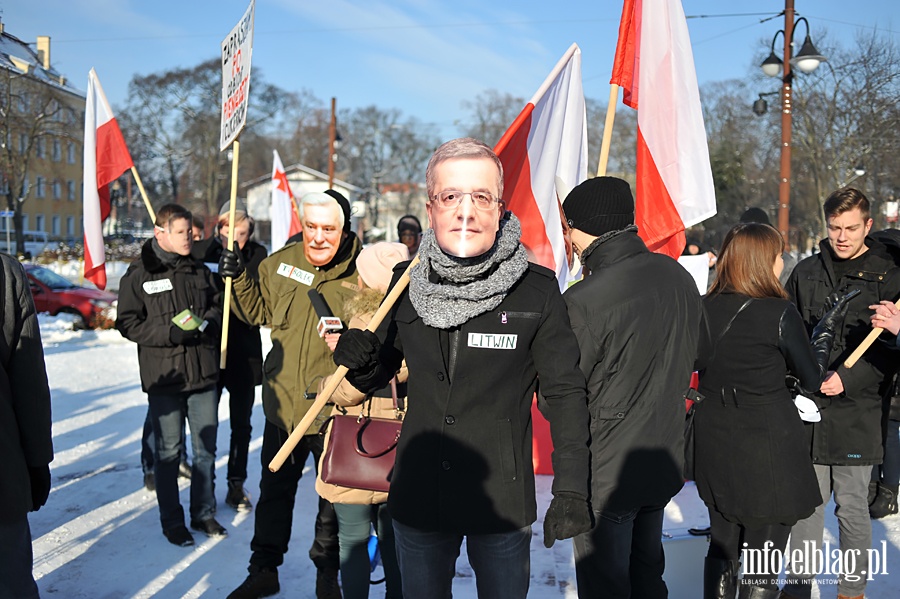 Manifestacja KOD w Elblgu, fot. 33