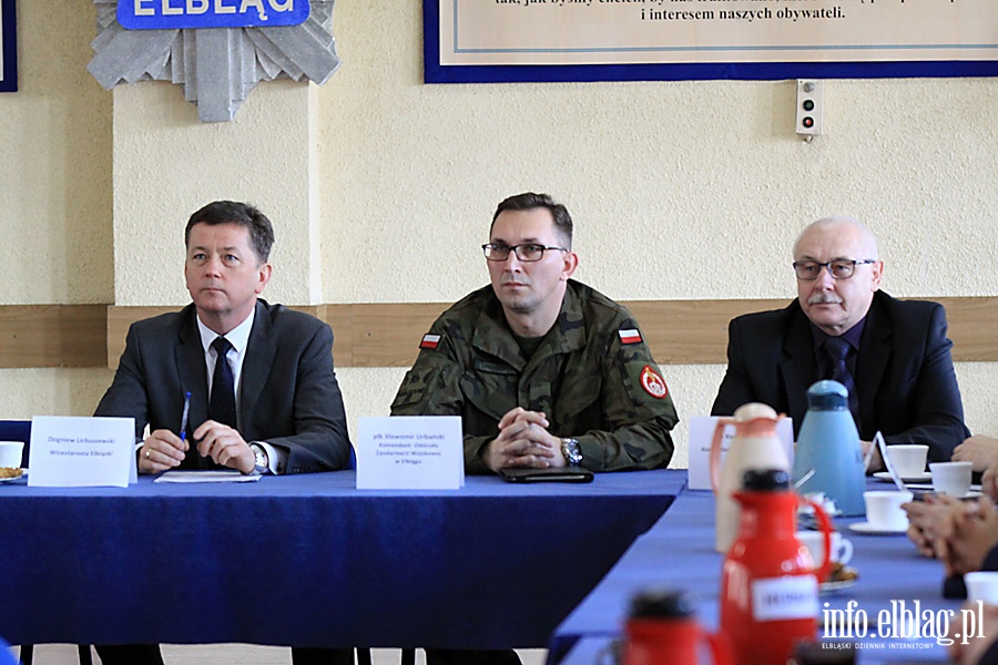 Odprawa służbowa elbląskiej policji, fot. 5