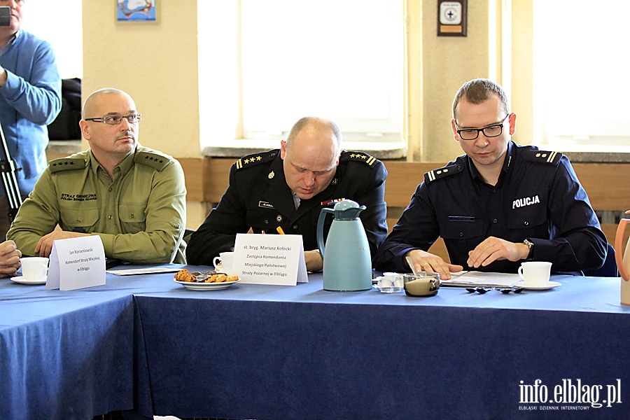 Odprawa służbowa elbląskiej policji, fot. 9