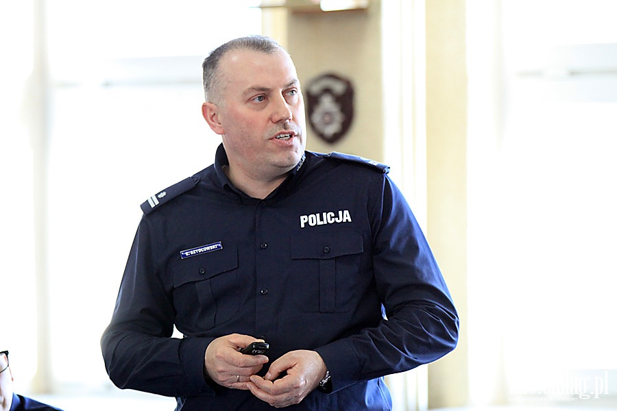 Odprawa subowa elblskiej policji, fot. 10