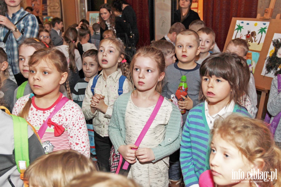 Wystawa uczniw Zespou Szk nr 1 w elblskim teatrze, fot. 33