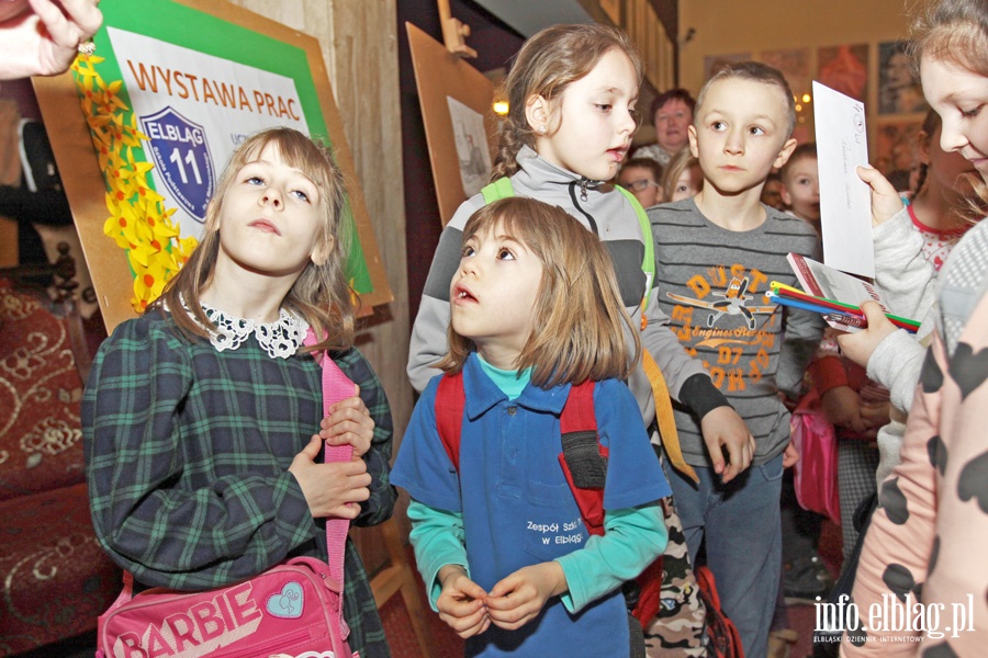 Wystawa uczniw Zespou Szk nr 1 w elblskim teatrze, fot. 35