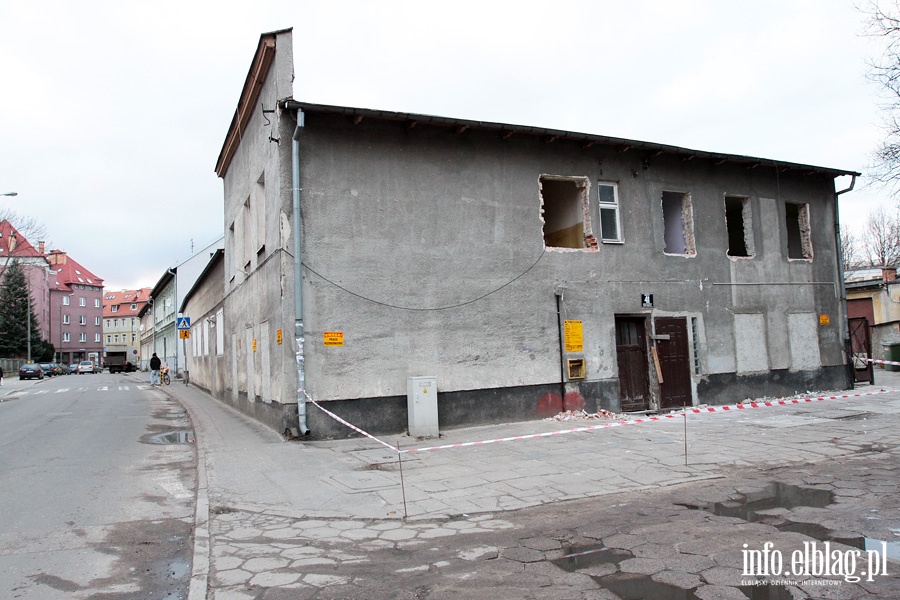 Wyburzony budynek ul. Kosynierw Gdyskich 41, fot. 2