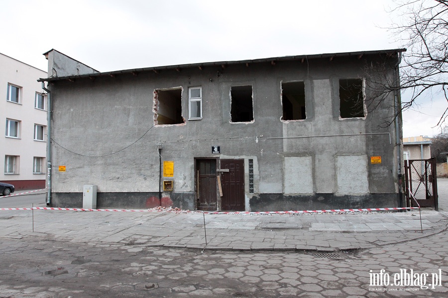 Wyburzony budynek ul. Kosynierw Gdyskich 41, fot. 8
