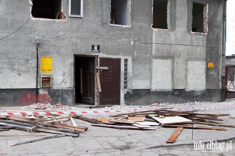 Wyburzony budynek ul. Kosynierw Gdyskich 41, fot. 10