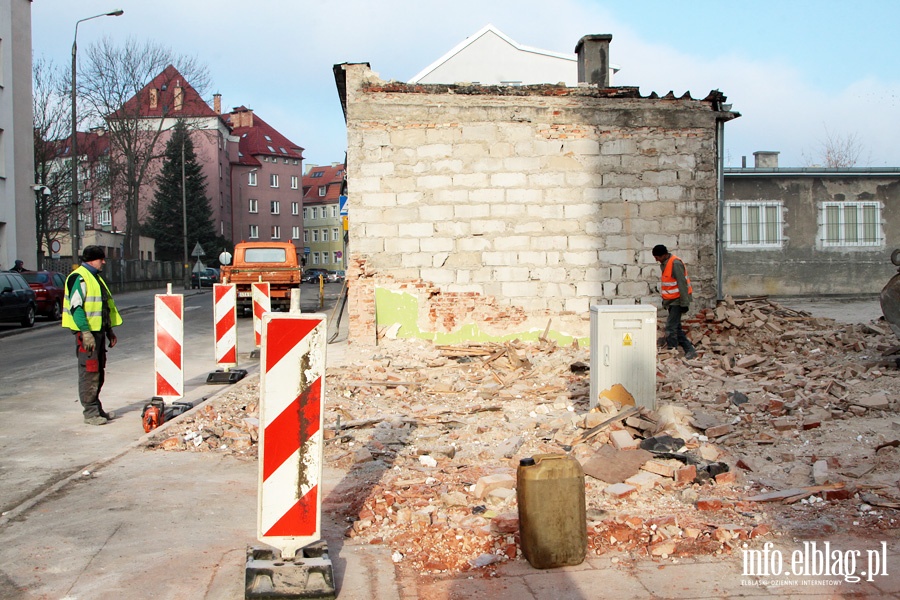 Wyburzony budynek ul. Kosynierw Gdyskich 41, fot. 24