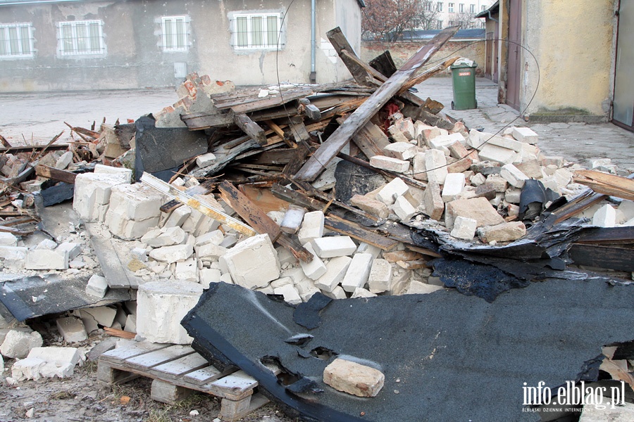 Wyburzony budynek ul. Kosynierw Gdyskich 41, fot. 30