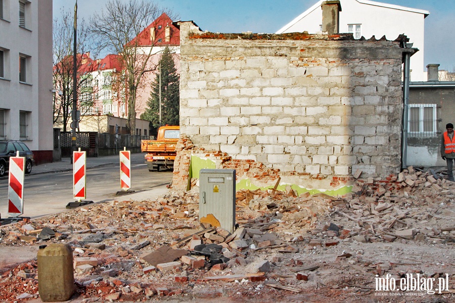 Wyburzony budynek ul. Kosynierw Gdyskich 41, fot. 37