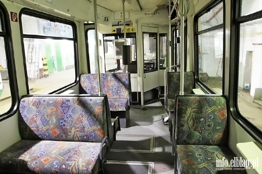 Pierwszy z trzech zakupionych wagonw tramwajowych, fot. 10