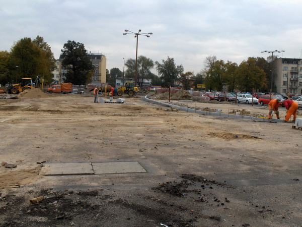 Pierwszy etap przebudowy Placu Dworcowego, fot. 3