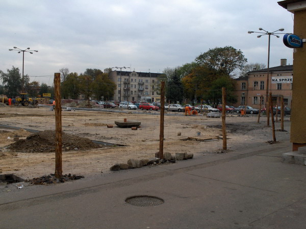 Pierwszy etap przebudowy Placu Dworcowego, fot. 4