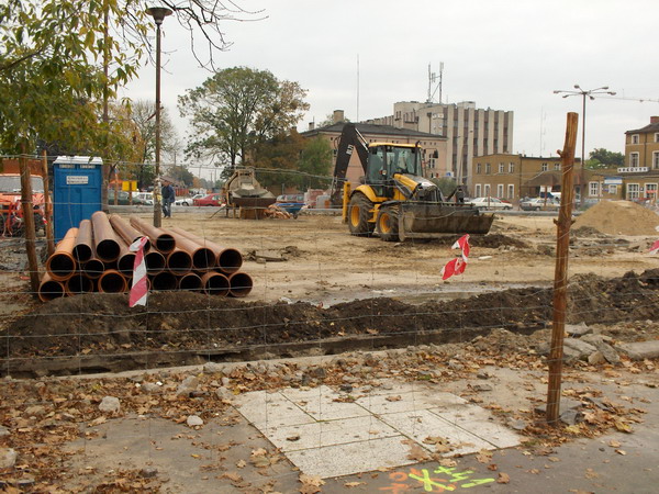 Pierwszy etap przebudowy Placu Dworcowego, fot. 6