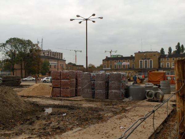 Pierwszy etap przebudowy Placu Dworcowego, fot. 7
