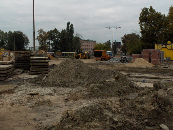 Pierwszy etap przebudowy Placu Dworcowego, fot. 11