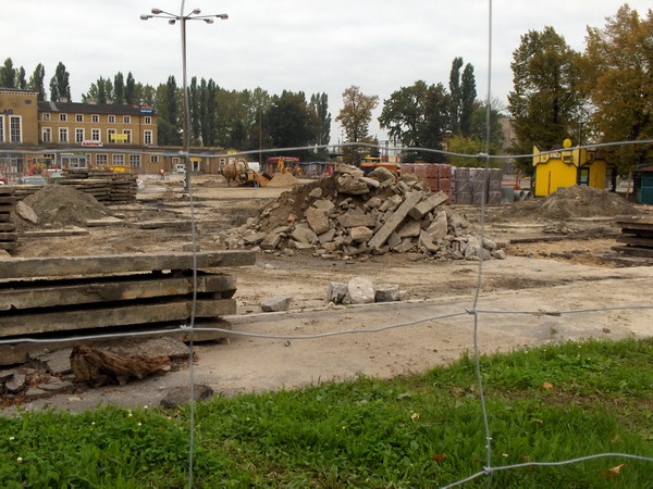 Pierwszy etap przebudowy Placu Dworcowego, fot. 15