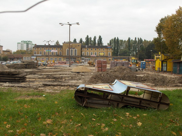 Pierwszy etap przebudowy Placu Dworcowego, fot. 16