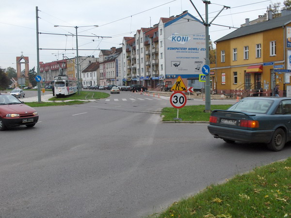 Remont nawierzchni chodników przy Grobli Św. Jerzego i , fot. 1