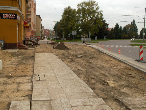 Remont nawierzchni chodników przy Grobli Św. Jerzego i , fot. 6