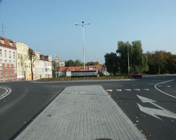 Nowopowstae rondo u zbiegu ulic Nowowiejskiej - Traugu, fot. 7