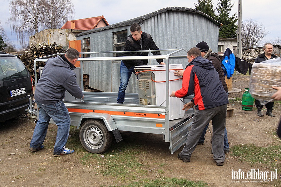 Pożar w miejscowości Pólko pod Pasłękiem, fot. 47