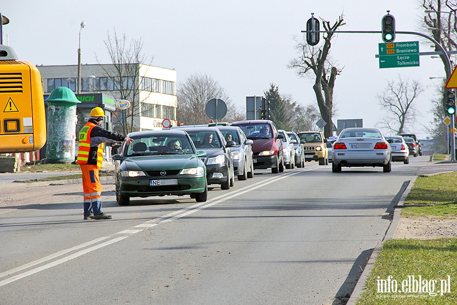 Budowa cieki rowerowej na ul. Krlewieckiej, fot. 1