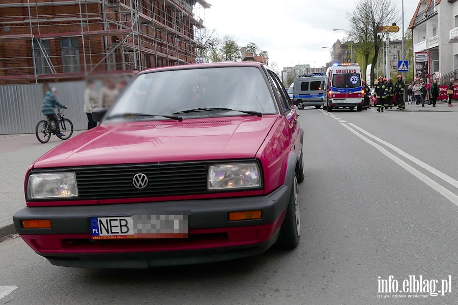 eromskiego: potrcenie na przejciu dla pieszych. Starszy mczyzna przewieziony do szpitala, fot. 4