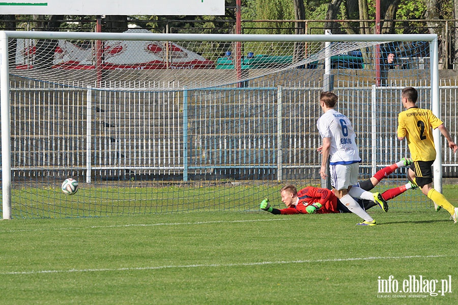 Olimpia Elbląg - Rominta Gołdap, fot. 24