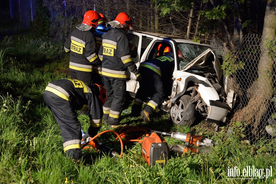 Wypadek w Gronowie Górnym. Pięć osób rannych, kierowca prawdopodobnie pijany!, fot. 2