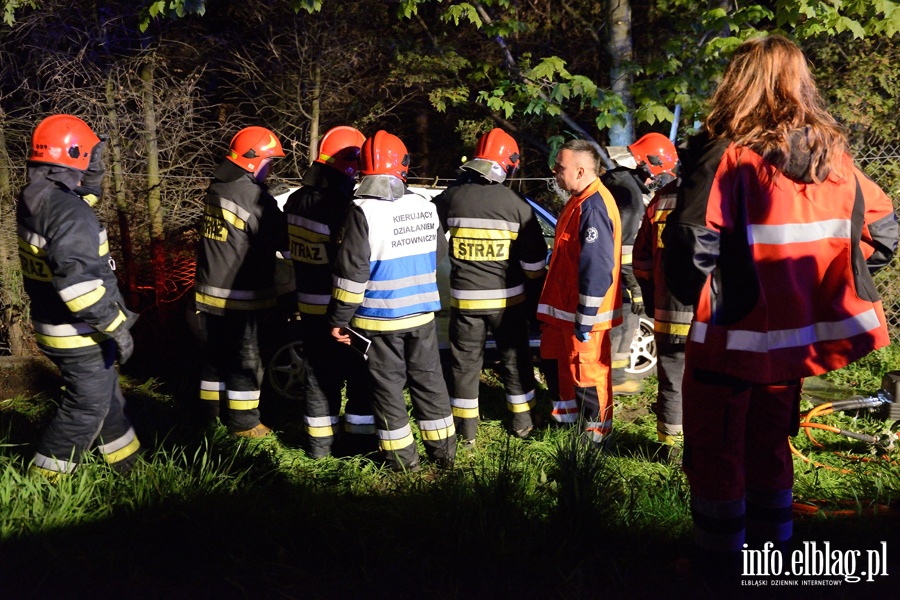 Wypadek w Gronowie Grnym. Pi osb rannych, kierowca prawdopodobnie pijany!, fot. 7