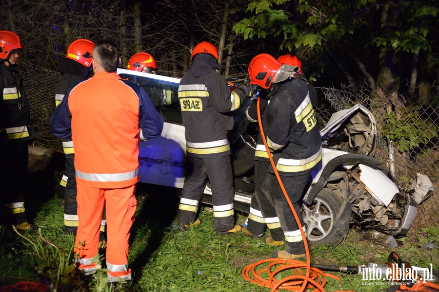 Wypadek w Gronowie Grnym. Pi osb rannych, kierowca prawdopodobnie pijany!, fot. 8
