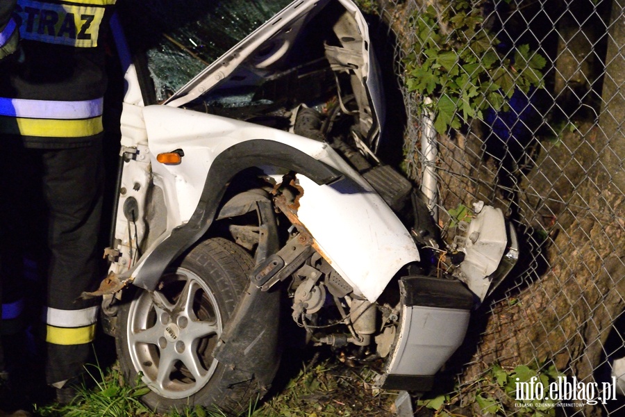 Wypadek w Gronowie Grnym. Pi osb rannych, kierowca prawdopodobnie pijany!, fot. 9