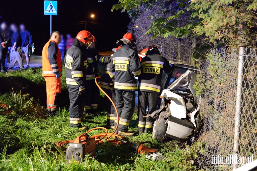Wypadek w Gronowie Grnym. Pi osb rannych, kierowca prawdopodobnie pijany!, fot. 10