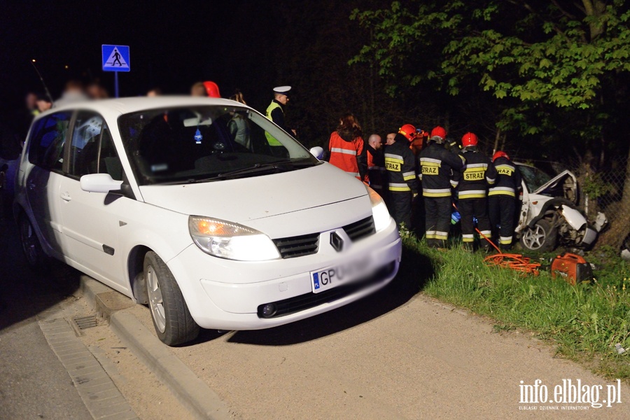 Wypadek w Gronowie Grnym. Pi osb rannych, kierowca prawdopodobnie pijany!, fot. 15