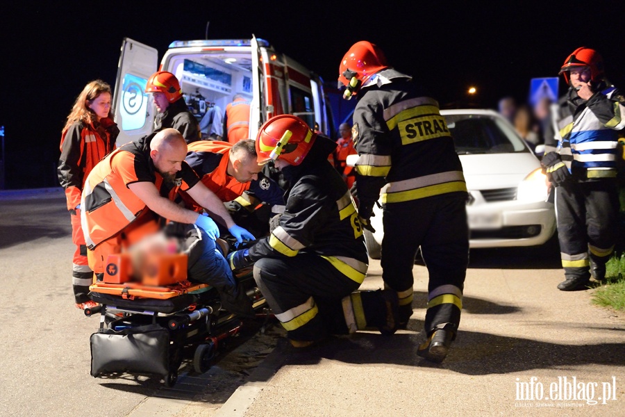 Wypadek w Gronowie Grnym. Pi osb rannych, kierowca prawdopodobnie pijany!, fot. 18