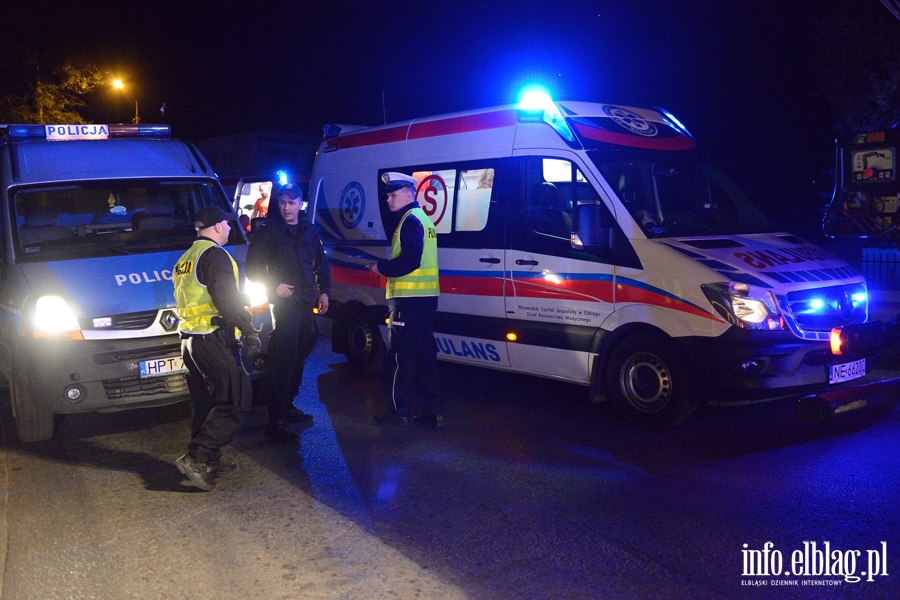 Wypadek w Gronowie Grnym. Pi osb rannych, kierowca prawdopodobnie pijany!, fot. 24