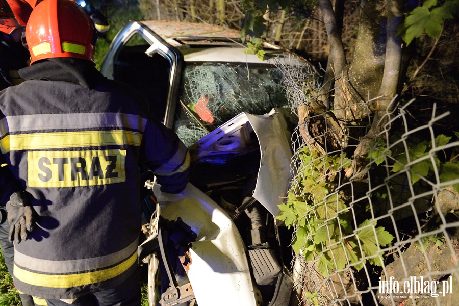 Wypadek w Gronowie Grnym. Pi osb rannych, kierowca prawdopodobnie pijany!, fot. 26